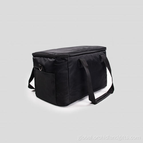 Black Large Capacity Cooler Bag